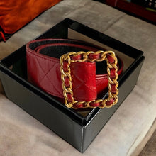 Load image into Gallery viewer, CHANEL Vintage Quilted Lambskin Belt