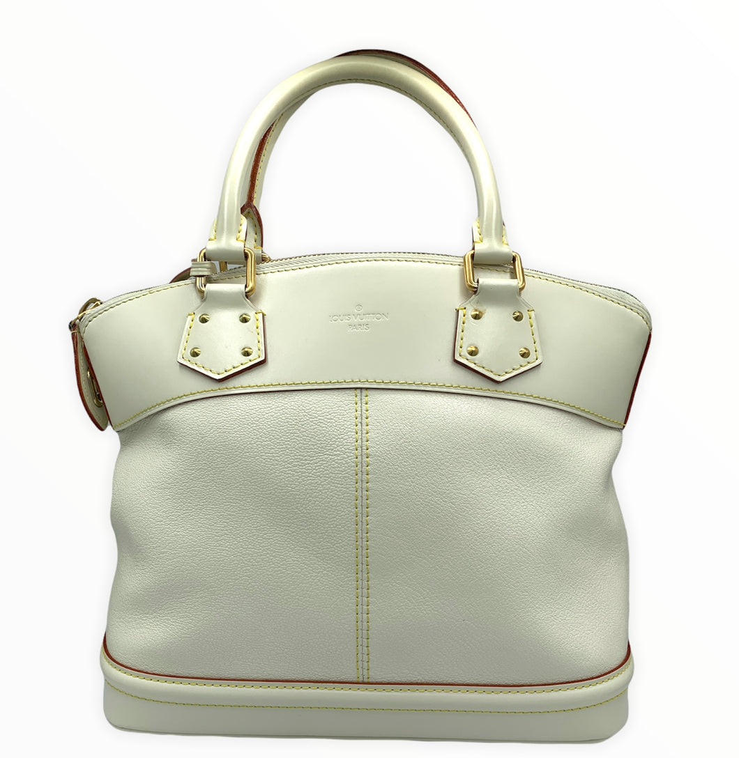 Louis Vuitton Suhali Lockit GM - White Totes, Handbags - LOU763080