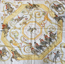 Load image into Gallery viewer, HERMES Ecole Portugaise d’Art Equestre silk scarf