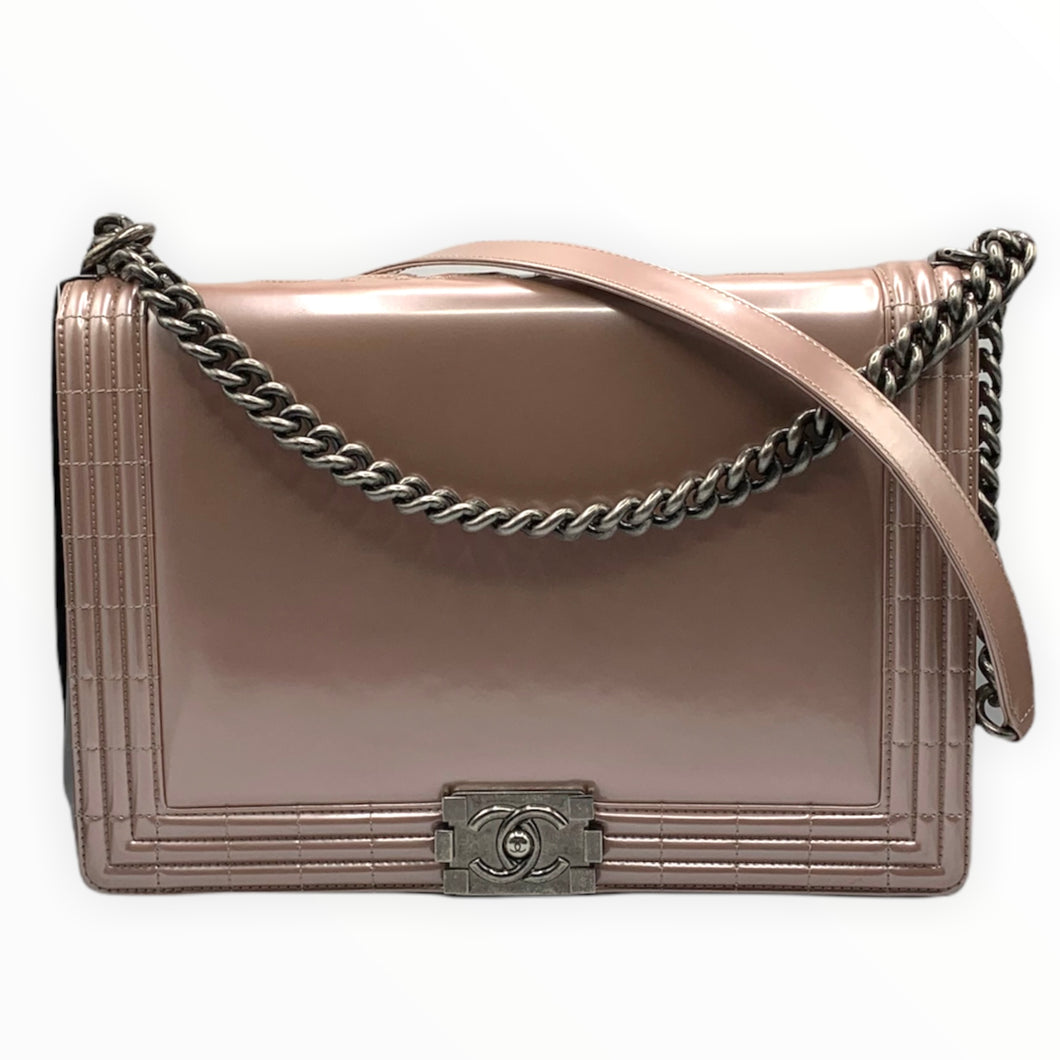 CHANEL Iridescent Boy Reverso Flap Bag – Collections Couture