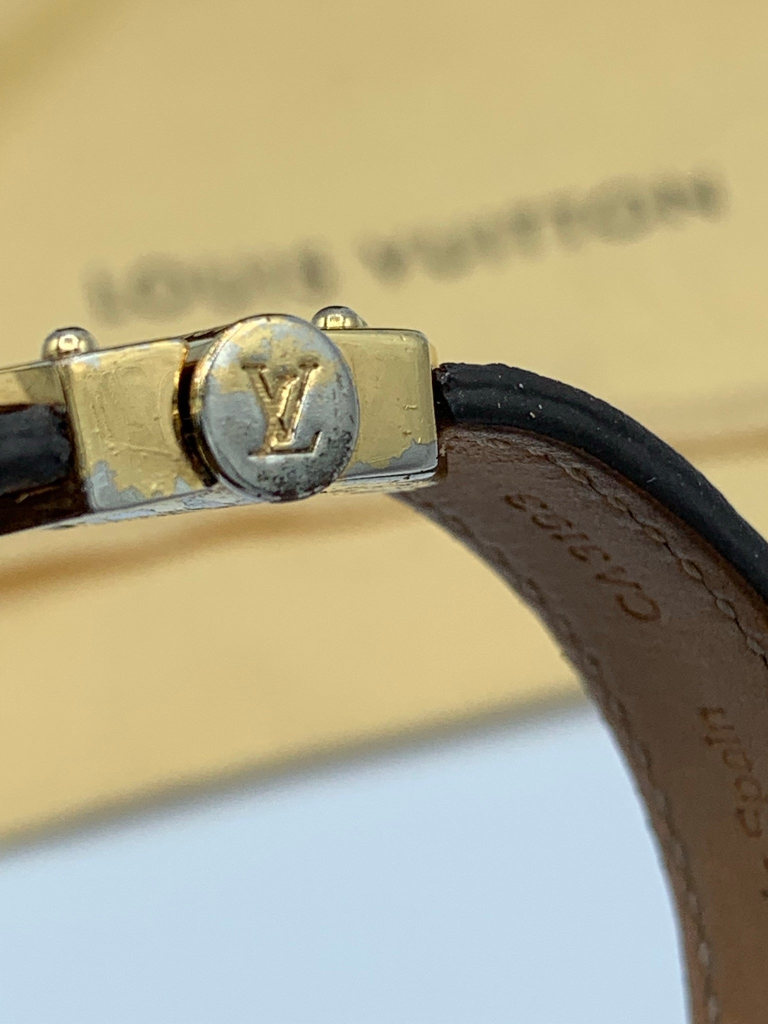 Louis Vuitton Nano Monogram bracelet - Brown, Brass Wrap