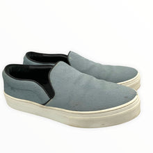Load image into Gallery viewer, CELINE Light Blue Pony Hair Slip On Sneakers