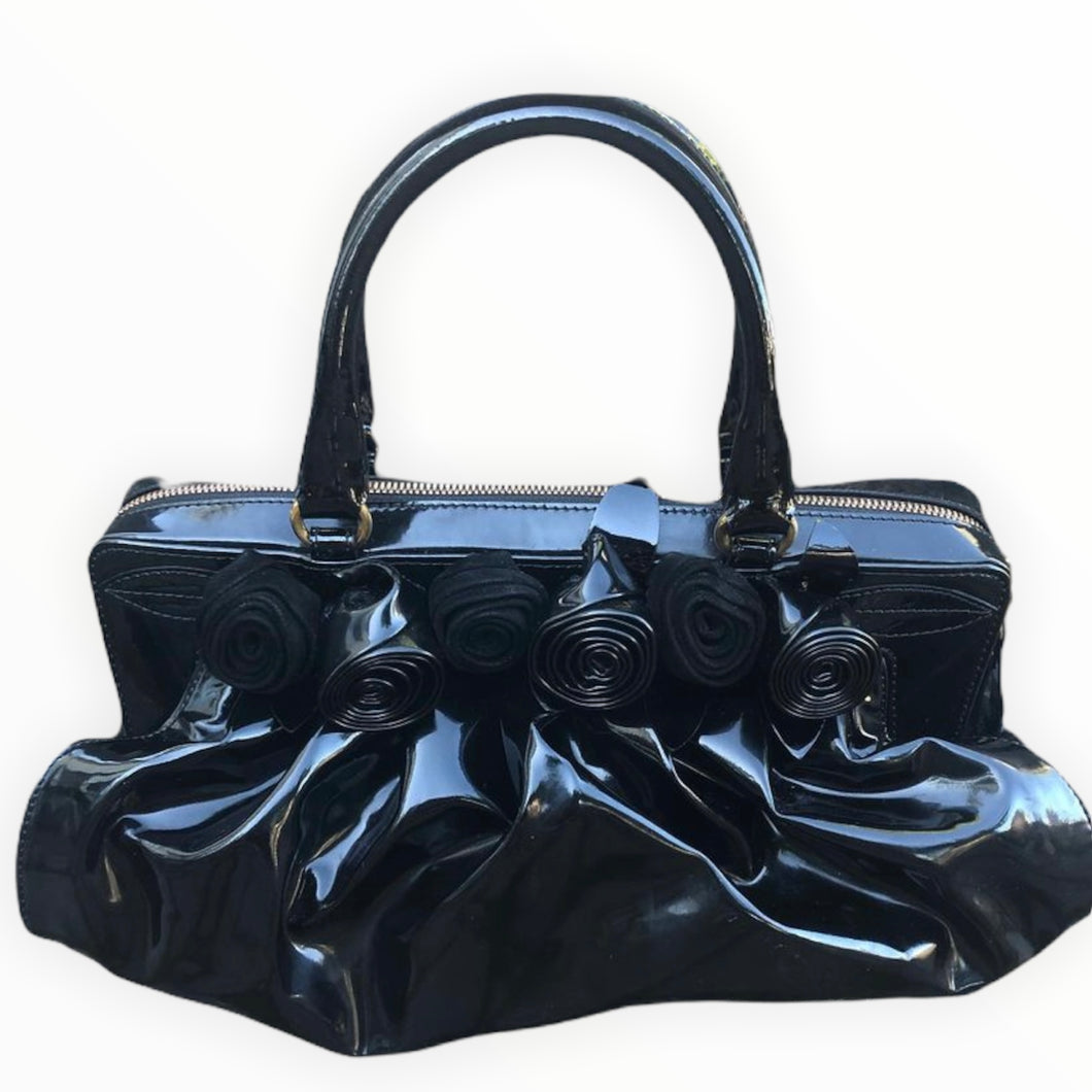 valentino patent leather doctor bag