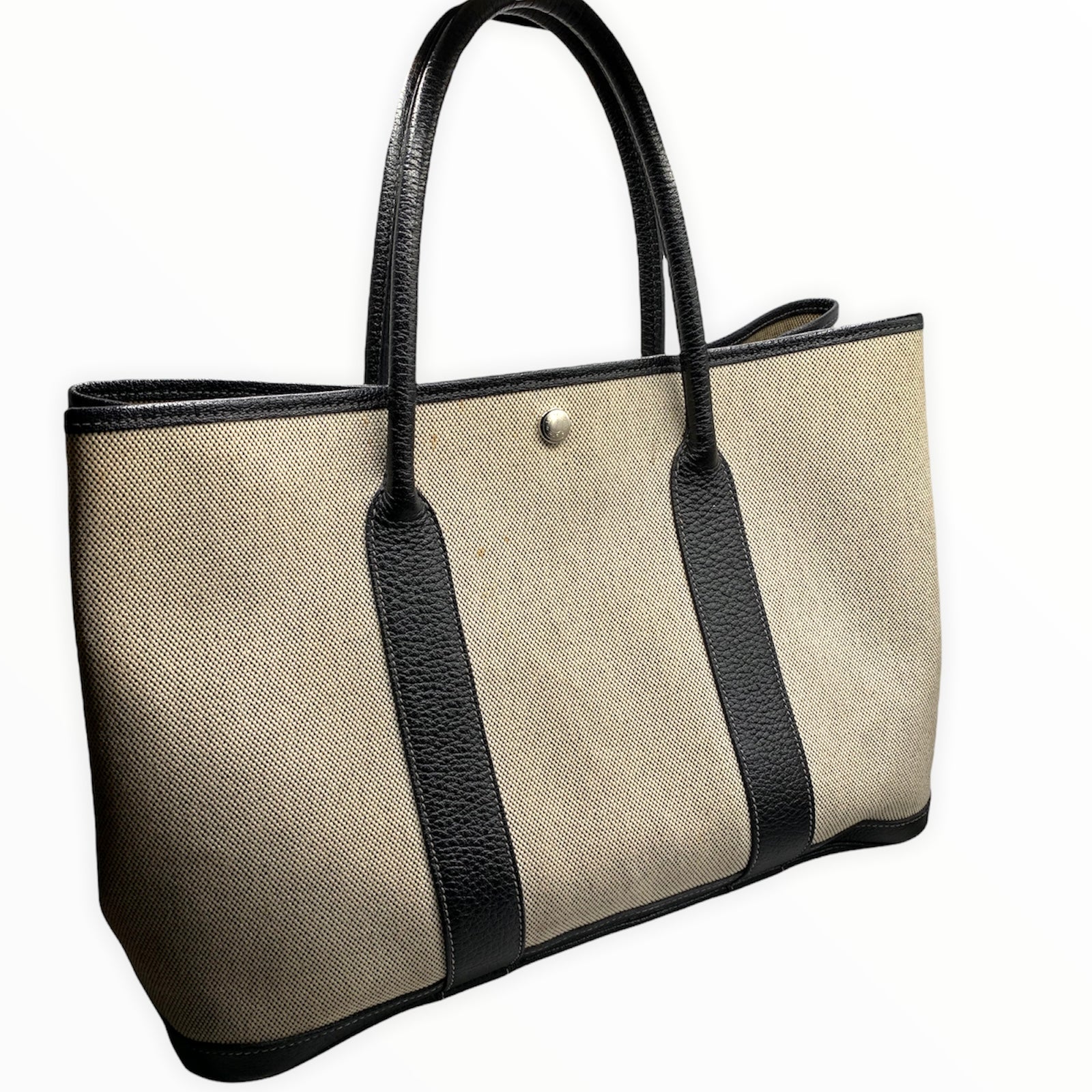 Hermes Canvas Leather Garden Party 36 Tote - FINAL SALE (SHF-18770) – LuxeDH