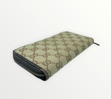 Load image into Gallery viewer, GUCCI Long Canvas Zip Around Wallet