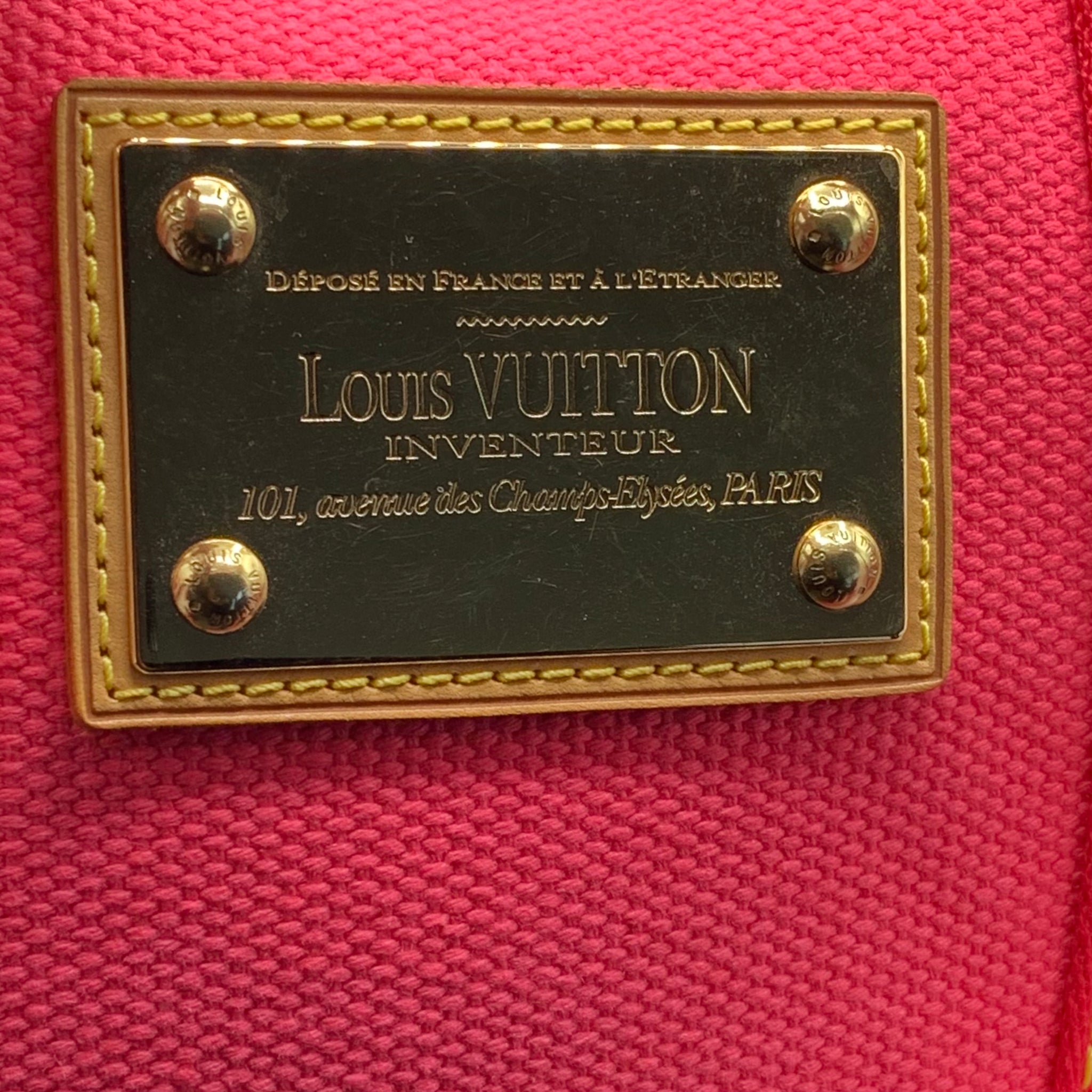 Louis Vuitton Louis Vuitton White Canvas Inventeur Antigua Cabas PM