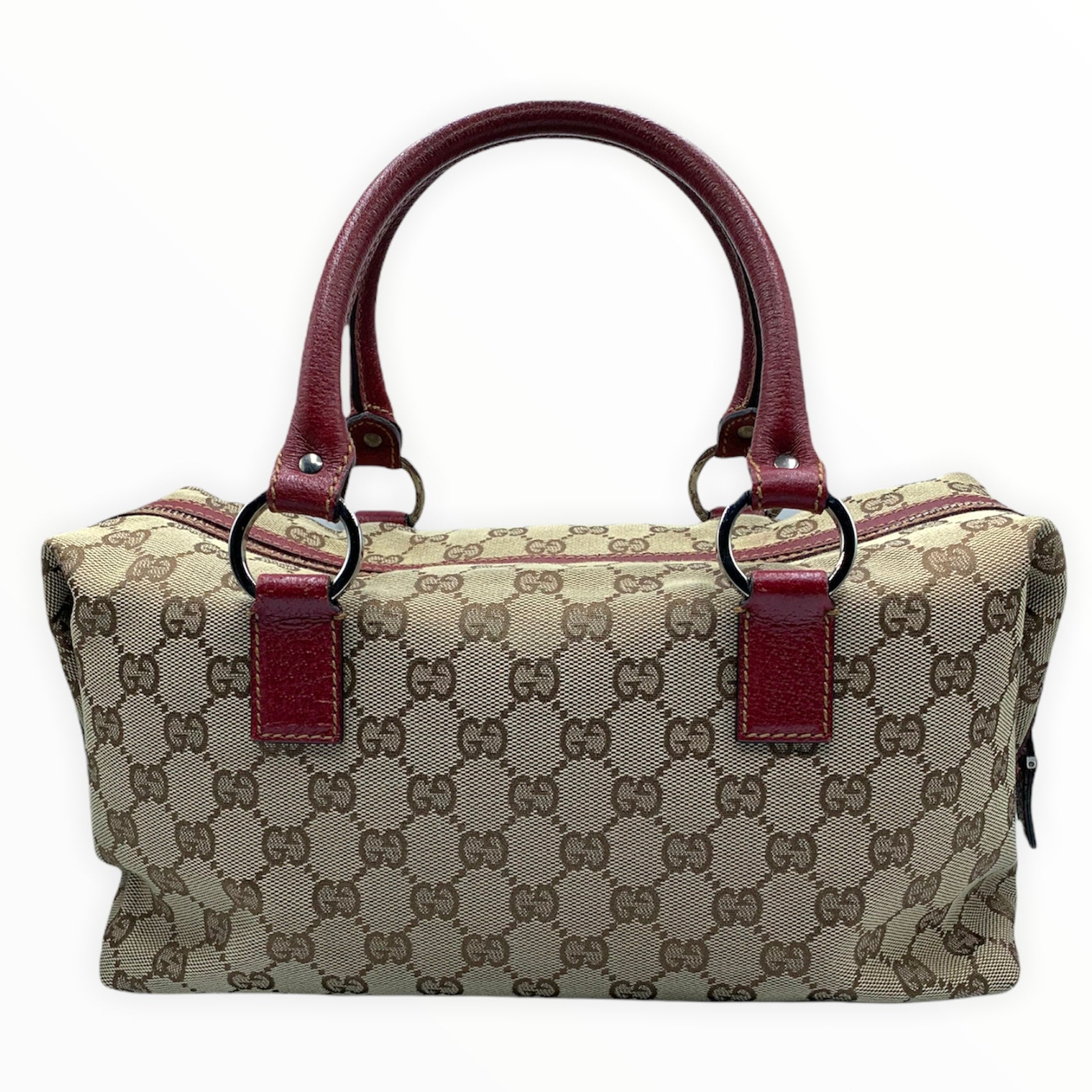 GUCCI Burgundy Handle Shoulder Bag – Collections Couture