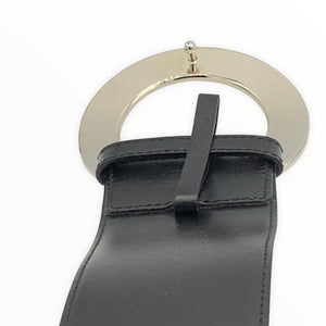 CELINE Wide Leather Belt