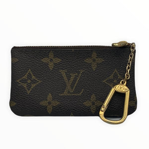 Louis Vuitton, Bags, Auth Louis Vuitton Monogram Pochette Porte Monnaie  Credit Wallet