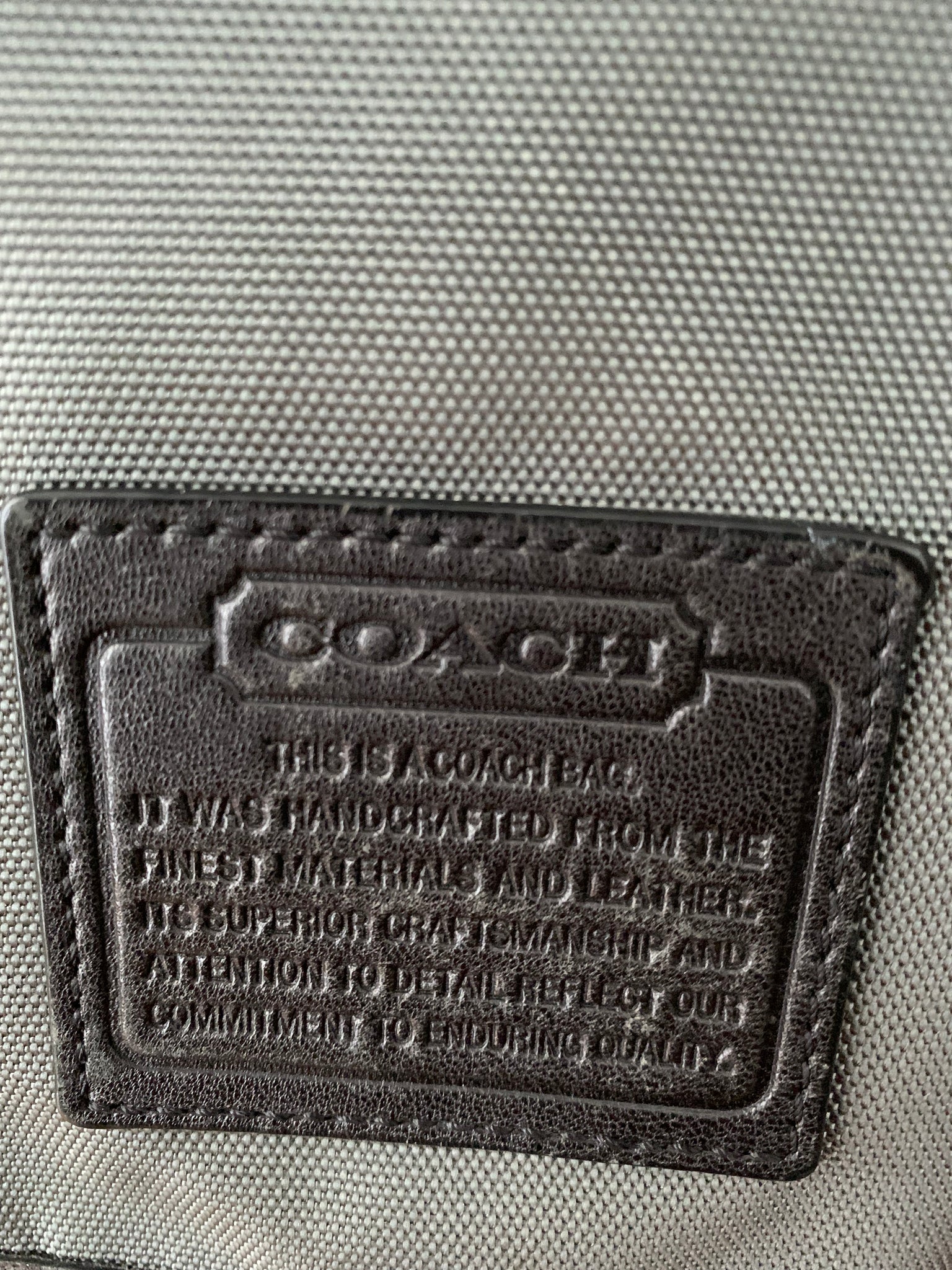 COACH Voyager Leather and Nylon Messenger Bag – Collections Couture