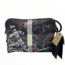 Load image into Gallery viewer, BURBERRY Doodle Print Pouch