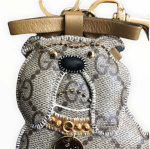 GUCCI Bulldog Bag Charm Key Ring Keychain