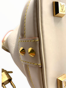 22434 Authentic Louis Vuitton Suhali Mini Lockit Gold Color 