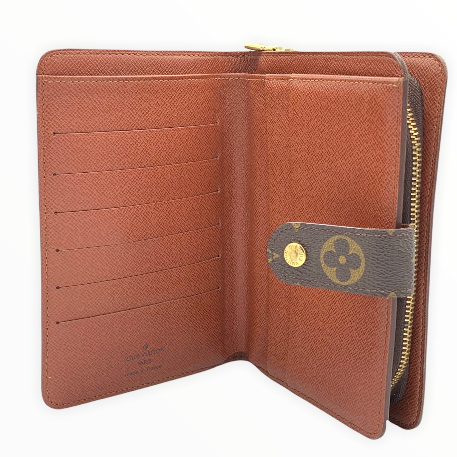 Authenticated Used LOUIS VUITTON Porto Papier Zip Bi-Fold Wallet with Pass Case  Monogram M61207 SP0025 