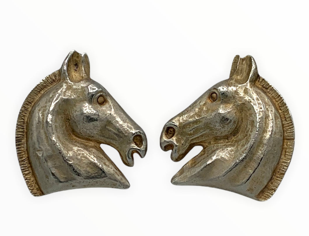 hermes horsehead earrings