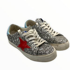 golden goose may glitter sneakers
