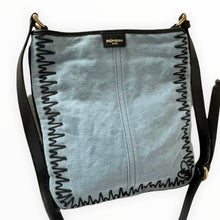 Load image into Gallery viewer, YVES SAINT LAURENT Rive Gauche Canvas/Leather Embroidered Crossbody Bag