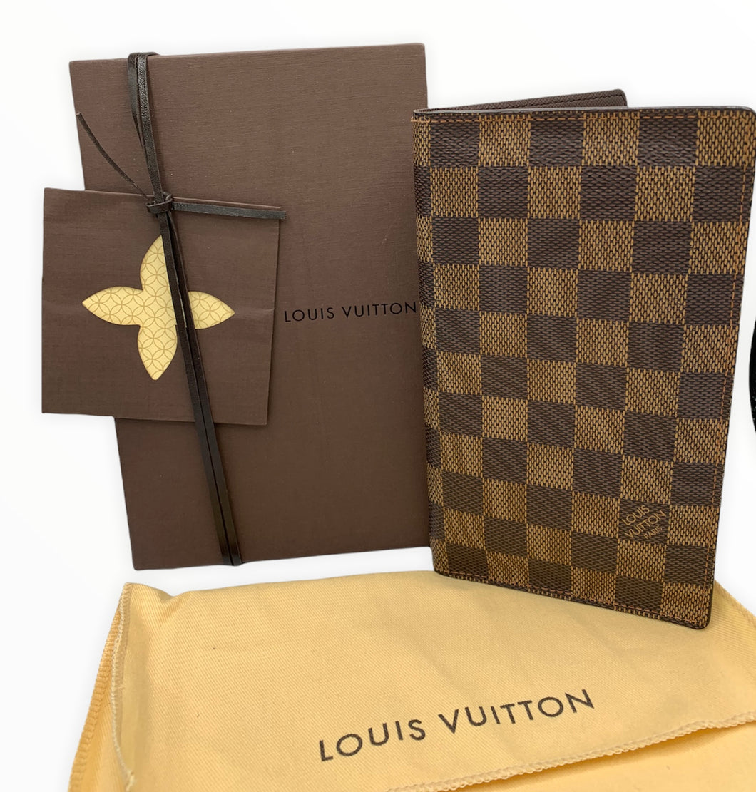 Louis Vuitton Damier Ebene Passport Cover Louis Vuitton