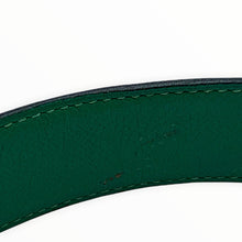 Load image into Gallery viewer, HERMES Green/Dark Brown Leather Reversible Constance Belt