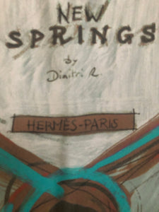 HERMES New Springs Silk Scarf