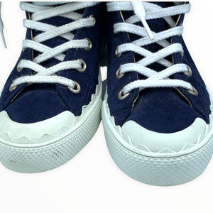 CHLOE ‘Kyle’ Hightop Suede Sneakers